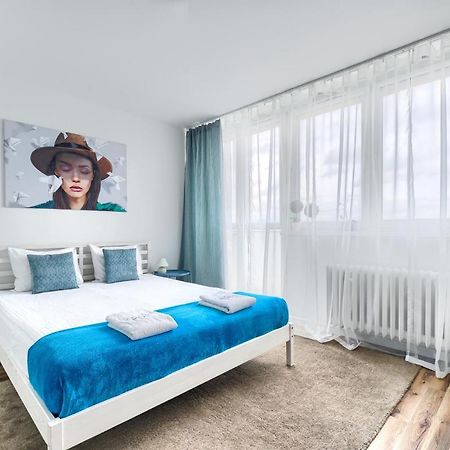Margi Blue Sky Apartament Lägenhet Szczecin Exteriör bild