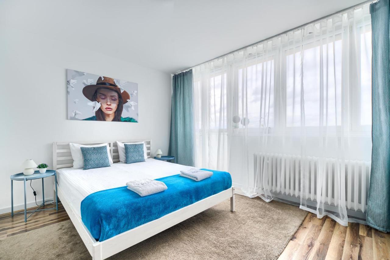 Margi Blue Sky Apartament Lägenhet Szczecin Exteriör bild