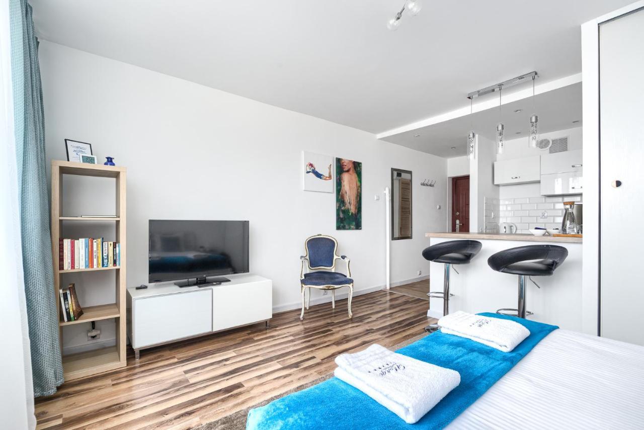 Margi Blue Sky Apartament Lägenhet Szczecin Exteriör bild